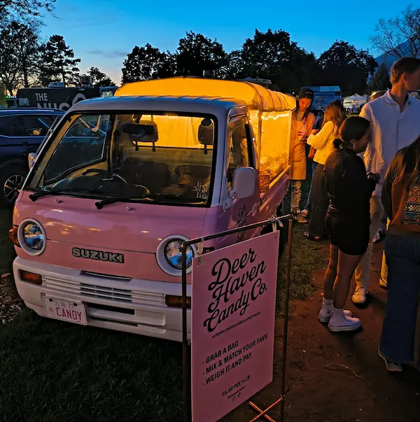 Swedish candy truck and pick-a-mix candy experience for Utah events